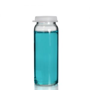 20ml Glass Clip Top Vial w Label