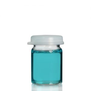 7ml Glass Clip Top Vial w Label