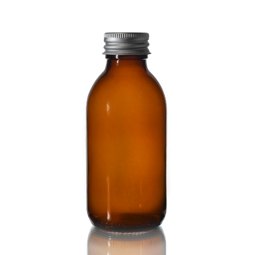 150ml Amber Sirop Bottle with Screw Cap 