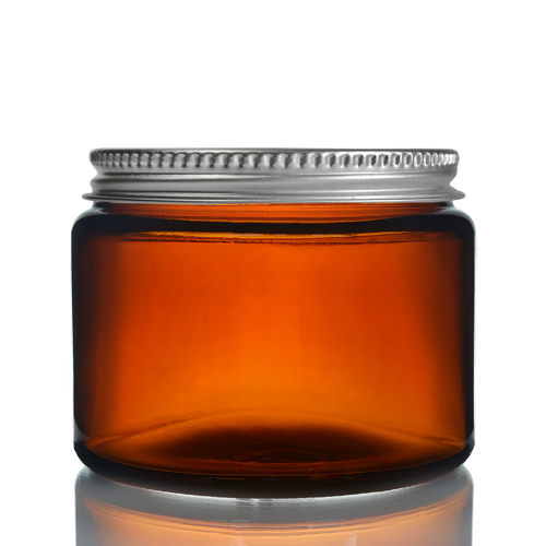 500ml Amber Ointment Jar with Aluminium Cap 