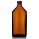 500ml Amber Glass Rectangular Bottle