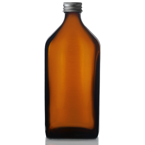 500ml Amber Sirop Bottle with Screw Cap 