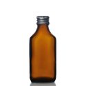 50ml Amber Rectangular Bottle with Screw Cap
