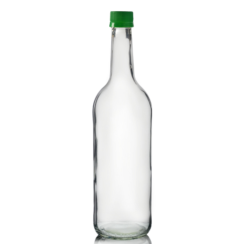 750ml Green Glass MCA3 Bottles with Screw Caps - Box of 24 Loose