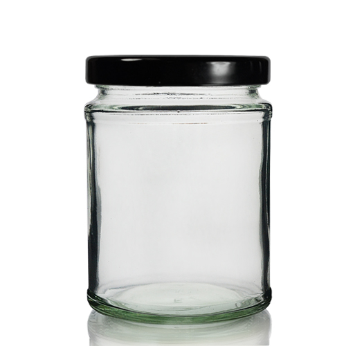 https://glassbottles.co.uk/wp-content/uploads/2018/01/300ml-Clear-Glass-Food-Jar-w-Black-Lid.jpg