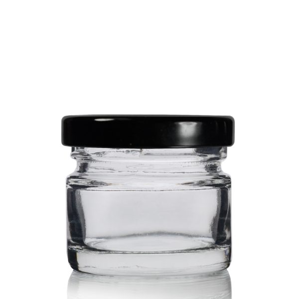 30ml Glass Jam Jar with Twist Lid