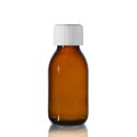 100ml Amber Sirop Bottle with Medilock Cap