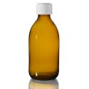 250ml Amber Sirop Bottle with Medilock Cap