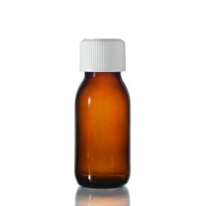 60ml Amber Sirop Bottle with Medilock Cap