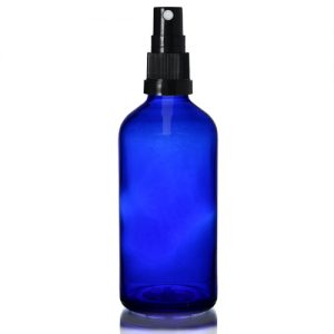 100ml Blue Dropper Bottle with Atomiser Spray Cap