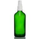 100ml Green Dropper Bottle with Lotion Pump