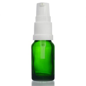 10ml Green Dropper Bottle with Lotion Pump