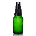 15ml Green Dropper Bottle with Atomiser Spray Cap