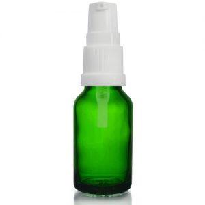 15ml Green Dropper Bottle with Lotion Pump