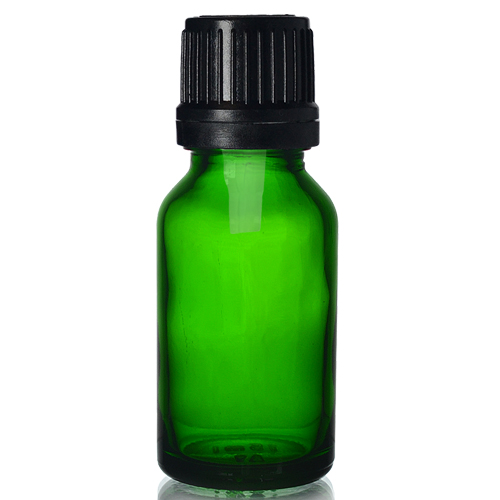 Download 15ml Green Dropper Bottle with Dropper Cap - GlassBottle.co.uk