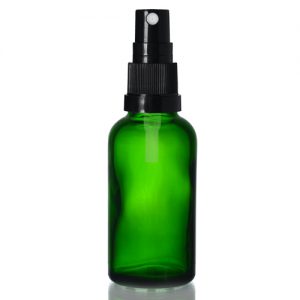 30ml Green Dropper Bottle with Atomiser Spray Cap