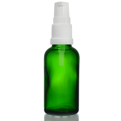 30ml Green Dropper Bottle with Lotion Pump