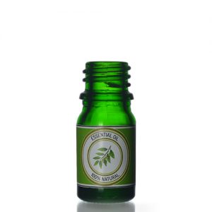 5ml Green Dropper Bottle Atomiser Label