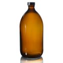 1 Litre Amber Sirop Bottle with PP Screw Cap
