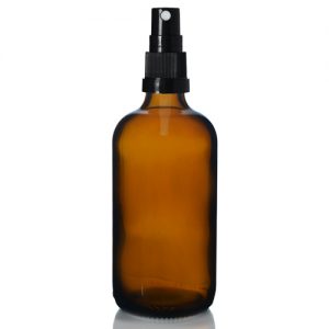 100ml Amber Dropper Bottle with Atomiser Spray Cap