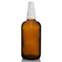100ml Amber Glass Dropper Bottle with Lotion Pump
