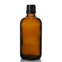 100ml Amber Dropper Bottle with Dropper Cap