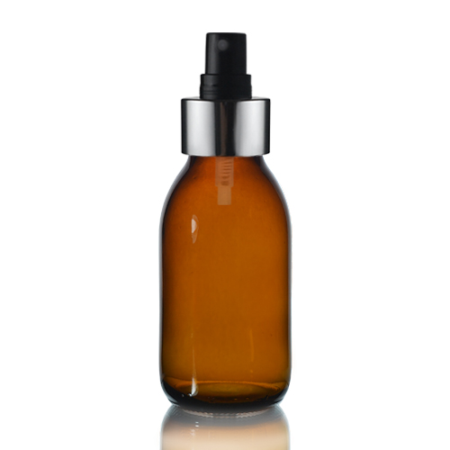 Download 100ml Amber Sirop Bottle with Premium Atomiser Spray - GlassBottles