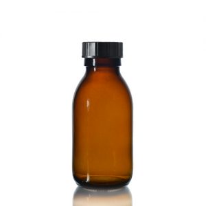 100ml Amber Sirop Bottle with PP Screw Cap