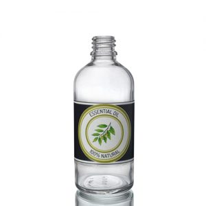 100ml Clear Glass Dropper Bottle