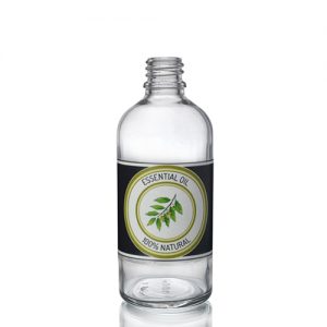 100ml Clear Glass Dropper Bottle