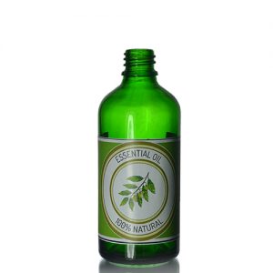 100ml Green Glass Dropper Bottle