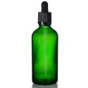 100ml Green Dropper Bottle with Straight Tip Pipette