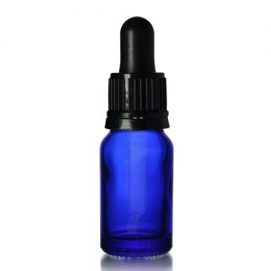 10ml Blue Dropper Bottle with Glass Pipette