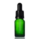 10ml Green Dropper Bottle with Glass Pipette