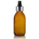 125ml Amber Sirop Bottle with Premium Atomiser