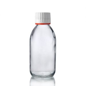 125ml Sirop Bottle with Tamper Evident Cap