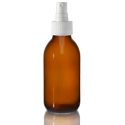 150ml Amber Sirop Bottle with Standard Atomiser