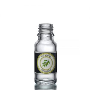 15ml Clear Glass Dropper Bottle