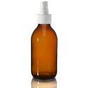 200ml Amber Sirop Bottle with Standard Atomiser Spray