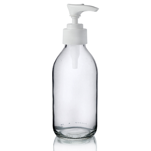 200ml Sirop Bottle with Standard Lotion Pump
