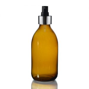 250ml Amber Sirop Bottle with Premium Atomiser