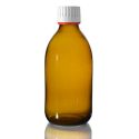 250ml Amber Sirop Bottle with Tamper Evident Cap