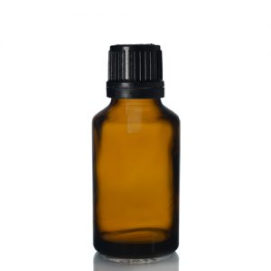 25ml Amber Dropper Bottle with Dropper Cap