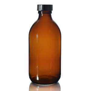 300ml Amber Sirop Bottle with PP Screw Cap