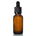 30ml Amber Dropper Bottle with Straight Tip Pipette