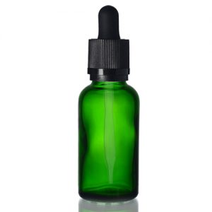 30ml Green Dropper Bottle with Straight Tip Pipette