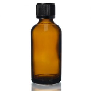 50ml Amber Dropper Bottle with Dropper Cap