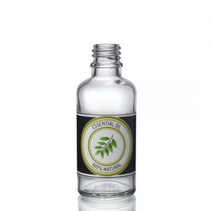 50ml Clear Glass Dropper Bottle