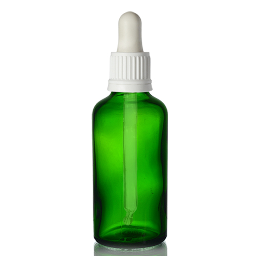 Download 50ml Green Dropper Bottle with Glass Pipette - GlassBottles