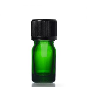 5ml Green Dropper Bottle with Dropper Cap